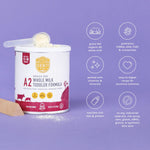 Serenity Kids 12-36 Months Toddler Formula Powder - Grass Fed Organic A2 Whole Milk - Clean Label Project Purity Award Certified - 21 oz, 1 Count, Milk Powder