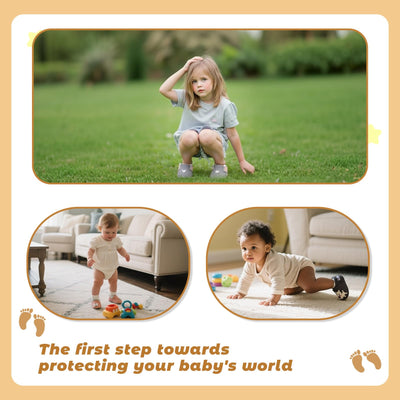 Mejale Baby Boys Infant Shoes Toddler Girls Soft Sole Crawling First Walking Leather Moccasin Prewalker Beige Slippers,0-6 Months, S