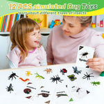 YongnKids Bug Catcher for Kids,28 Pcs Bug Catching Kit with Butterfly Net Magnifying Glass Insect Catcher Tweezers, Insects & Insect Cognition Cards,Outdoor Explorer Kit for Kids Age 3 4-8
