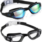 Aegend Kids Swim Goggles, Pack of 2 Swimming Goggles for Children Boys & Girls Age 3-14
