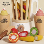 Blender & Wooden Fruit Set Premium Wooden Toys for Kids Ages 3 Years & Up - Le Toy Van