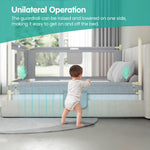 UWRVH Bed Rails for Toddlers，Toddler Bed Rails，Bed Rail for Baby - Adjustable Height Bed Guard with Child Safety Lock, Universal Fit for King/Full/Twin Beds (Grey, 1 Side 82.5Inch)