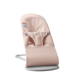 BabyBjörn Bouncer Bliss, Light Pink, Woven Melange | 2-in-1 Adjustable Baby Bouncer Seat and Toddler Chair, Newborn to Toddler (8-29 lbs), 4 Positions, Lightweight & Portable