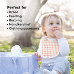 8-Pack Organic Baby Bibs for Boys, Girls - Soft Cotton Drooling and Teething Baby Bibs, Baby Girl Bibs, Baby Boy Bibs, Baby Drool Bibs for Baby Girl, Boy, Newborn Infant Bibs (Sweet Charm)
