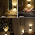 Night Lights Plug into Wall, LED Plug in Night Light, Dusk to Dawn Light Sensor, 0-100LM Adjustable Brightness Wall Light, Soft White 3000K, Dimmable Night Lights for Hallway Bedroom Stairway, 2 Pack