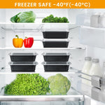 38oz Meal Prep Containers, Extra Large &Thick Food Storage Containers with Lids, Reusable Plastic,Disposable Bento Box,Stackable,Microwave/Freezer/Dishwasher Safe, BPA Free (30Pack)