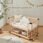 38x24 Baby Mattresses-Pack and Play Mattress,Pack N Play Mattresses,Playpen Mattress for Pack N Play,Pack and Play Mattress Pad;Use Excluded-Breathable Soft Memory Foam Firm Mattress for Porta Crib