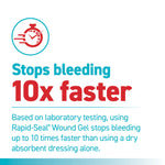 Rapid-Seal Wound Gel (1 Tube) | Stops Bleeding in Seconds | FSA HSA Eligible | Ideal for Cuts, Scrapes, Razor Nicks for Emergency First Aid Supplies