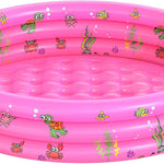 Garden Round Inflatable Baby Swimming Pool, Portable Inflatable Child/Children Little Pump Pool,Kiddie Paddling Pool Indoor&Outdoor Toddler Water Game Play Center for Kids/Girl/Boy