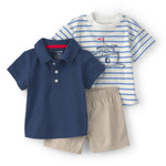 Carter's Boy 3-Piece short set, Blue Mariner, 18M