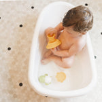 Regalo Baby Basics 3-in-1 Grow with Me Bath Tub, Award Winning Brand, Adjustable As Your Baby Grows, Includes Foam Padded Air Mesh Sling, Drying Hook,