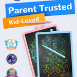 KOKODI LCD Writing Tablet, Gifts for 3 Years Old Boys and Girls，10 Inch Colorful Doodle Board Drawing Tablet, Erasable Reusable Electronic Drawing Pads, Educational and Learning Toys for Kids