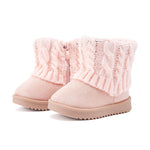 BMCiTYBM Baby Snow Boots Infant Boy Girl Winter Booties Pink Size 4