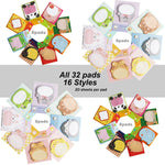 32 Pads Cute Sticky Notes, Animal Sticky Notes Self Adhesive Cartoon Notes Memo Pads Notes Page School Tab for School Office Supplies
