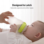 Comotomo Silicone Replacement Nipples for Baby Bottle Gen 2 (2026 Release) - Soft, Silicone Nipples with Dual Anti-Colic Vents Designed for Natural Latch (Pack of 2), Slow Flow (0-3 Months)