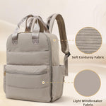 MOMINSIDE Diaper Bag Backpack Large Baby Diaper Bag With 15 Pockets,Patchwork Baby Travel Bag Organizer for Mom,4 Insulated Pockets,Changing Pad, Stroller Straps,Brown