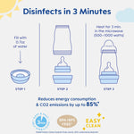 MAM Easy Start Anti-Colic Baby Bottle, Extra Slow Flow, Breastfeeding-Like Silicone Nipple Bottle, Reduces Colic, Gas, & Reflux, Easy-to-Clean, BPA-Free, Vented Baby Bottles for Newborns, 0-3 Months