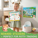 JIXZEN 3 Rolls 1500 PCS Animal Stickers for Kids, 24 Cute Farm/Ocean/Wild Designs with Motivational Words, Reward Stickers for Toddlers 2-4, Classroom School Supplies (1.0 Inch)