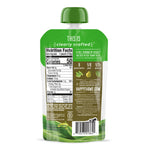 Happy Baby Organics Stage 2 Baby Food Pouches, Gluten Free, Vegan & Healthy Snack, Clearly Crafted Fruit & Veggie Puree, Green Beans, Pears & Spinach, 4 Ounces (Pack of 16)