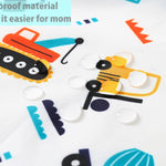 ElecMotive 5 Pack Long Sleeve Bib,Baby Toddler Waterproof Sleeved Bib for 6-30 Months Reusable with Catch-all Pocket