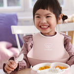 BabyBjörn Mealtime Set, 4 pc, Powder Pink