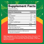 SmartyPants Kids Fiber & Veggies: Prebiotic Fiber Gummies for Kids, Fiber Supplement with Inulin, Organic Green Veggie Blend, Vegan, Gluten Free, Mixed Berry Flavor, 60 Count (30 Day Supply)