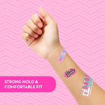 Smart Care Barbie Bandage Kit, Kids Bandages Variety Pack, 3 Assorted Sizes, 100CT with Collectible Barbie Tin Case