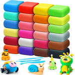 Air Dry Clay 36 Colors, Modeling Clay for Kids, DIY Molding Magic Clay, Gift for Kids Boys Girls