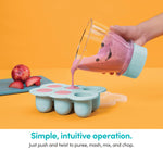 NutriBullet NBY-50100 Baby Complete Food-Making System, 32-Oz, White, Blue, Clear