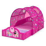 Delta Children - Disney Minnie Mouse Plastic Sleep and Play Toddler Bed with Tent, Pink