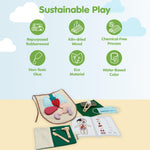 PlanToys Wooden Pretend Play Surgeon Set (3703) | Sustainably Made from Rubberwood and Non-Toxic Paints and Dyes﻿