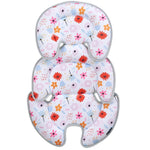 Innokids Head and Body Support Pillow Infant Car Seat Insert for Newborn to Toddler Stroller Cushion (Beige)