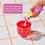 Cure Hydration - Kids Electrolyte Drink Mix | Plant-Based Pediatrician Formulated Rehydration | No Added Sugar, Non-GMO, Gluten-Free, No Artificial Flavors, FSA & HSA | Box of 6 Packets - Fruit Punch