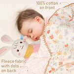 Baby Girl Gifts,Baby Shower Gift Baskets for Girls,Gender Reveal Gifts,Unique Baby Girl Newborn Essentials with Blanket Rattle Toys