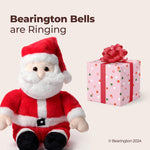 Bearington Mr. Santa Claus Christmas Stuffed Animal - 16" Kringle Plush Toy Santas with Soft Fabric, Inner Bean Bags and Floppy Body for Holiday Décor, Kids, Teens Giving