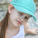 Jastore Kids Sun Hats for Girls Boys Quick Drying Baseball Cap Lightweight Sun Protection Hat for Outdoor Activity (US, Age, 3 Years, 6 Years, Green)
