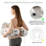 BATTOP Nursing Pillow for Breastfeeding,Bottle Feeding, Plus Size Breastfeeding Pillows with Adjustable Waist Strap Removable Cover, Extra Pillow on Top for More Support for Mom