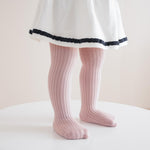 SeastarryX Baby Tights Cable Knit Tights Toddlers Leggings Seamless Stockings Pantyhose Infants 3 Pack (4-6Years,off-white+pink+gray)