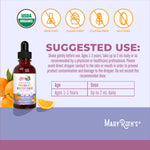 MaryRuth's Toddler Multivitamin | Vitamin A C D E B6 B12 Zinc | Healthy Growth Support | Immunity | Bone Health | Cognitive Function | Organic | Sugar Free | Vegan | Non-GMO | 2 Fl Oz | 30 Day Supply