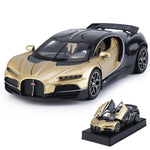 FRJV Car Toys for Boys 1 32 Diecast Cars Collectibles Car Model Kit,Metal Toy Car for Boys and Girls,Pull Back Cars with Lights and Sounds,Cars for Kids Ages 3-5（Gold）