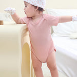 ZAVBABY Newborn Baby Girls Bodysuits Short Sleeve Summer Infant Girl Clothes 3-6 Month