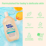 Baby Magic Soothing Hair & Body Wash | Soothes and Cleanses Baby's Delicate Skin | Tear-Free | Vanilla and Oats | 16.5 fl oz.