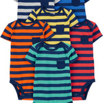 Simple Joys by Carter's Baby Boys' 6-Pack Short-Sleeve Bodysuit