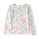 Carter's Girl PurelySoft Long-Sleeve 2-Piece Pajamas, Multi Floral, 2T