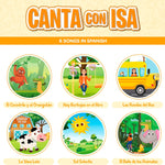 Aprende Peque Musical Sound Book for Toddlers 1–4 | Canta con Isa: Mis Canciones Favoritas | Interactive Spanish Music Book for Kids | 6 Songs