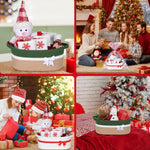 Degeyoyo Baskets for Gifts Empty, Gift Basket, Bow Basket for Gifts, 12" x 8" x 5" Small Baskets with Gift Bag and Ribbon for Organizing, Christmas, Birthday, Baby Shower