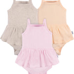 Gerber Baby Girls Multi-Pack Sleeveless Onesies Bodysuit