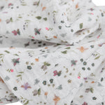 Little Unicorn Premium Cotton Swaddle Baby Blanket | Breathable Fabric | for swaddling, Play, Nursing & More (Garden Bees)