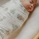 Copper Pearl Large Premium Knit Baby Swaddle Receiving Blanket Hundred Acre Wood