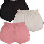 Gerber Baby Girls' 3-Pack Bubble Shorts